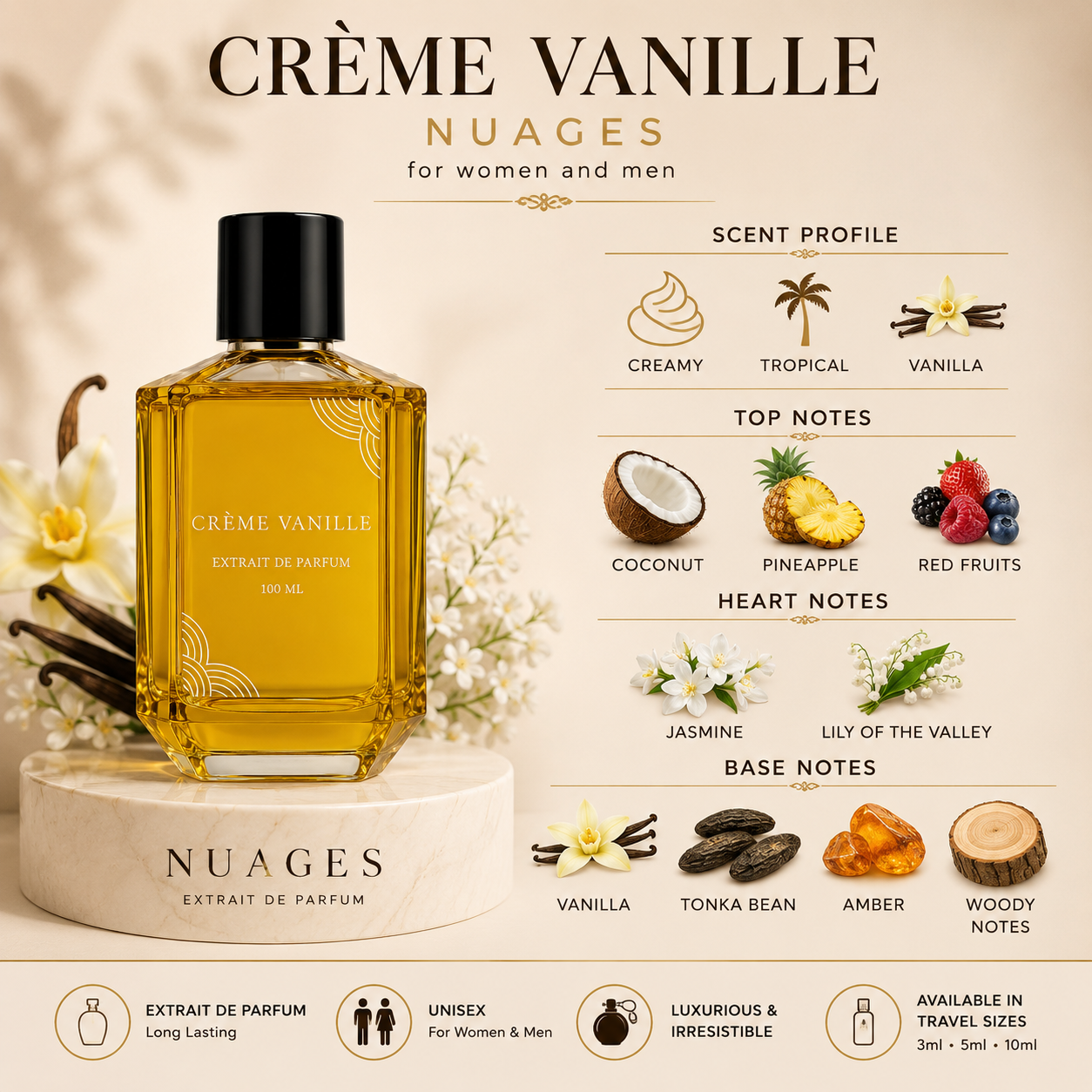 Nuages -Crème Vanille