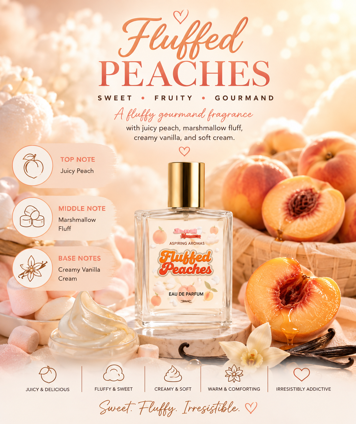 Aspiring Aromas – Fluffed Peaches