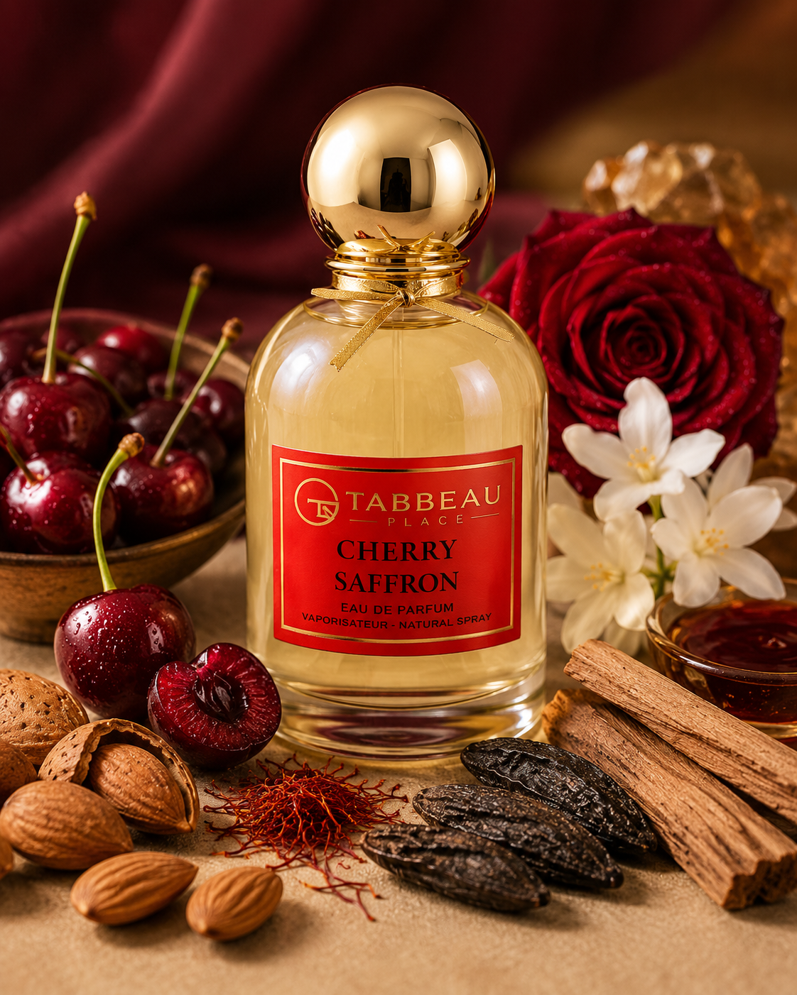 Tabbeau Place – Cherry Saffron