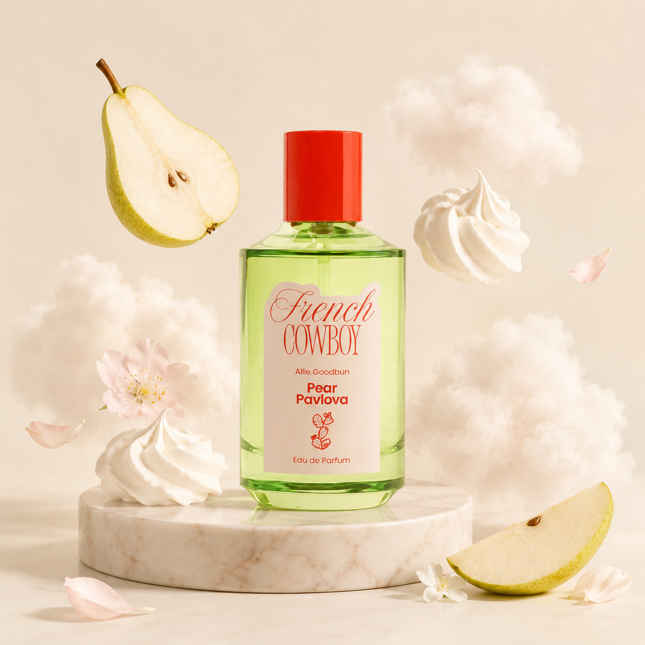 French Cowboy- Pear Pavlova